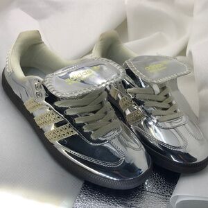 Wales Bonner x adidas Samba Silver Metallic IG8181 BRAND Women's Size: 7